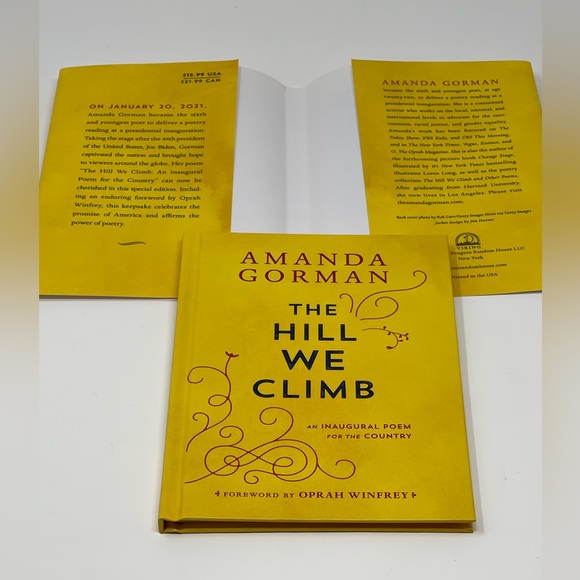 AMANDA GORMAN: “THE HILL WE CLIMB: An Inaugural Poem for the Country” Book - Picture 5 of 5